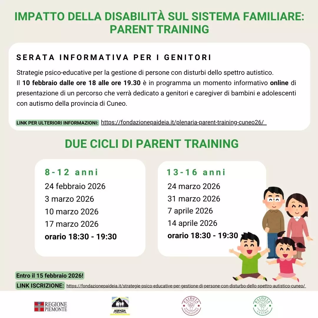 Locandina Parent Training